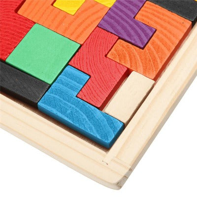 tetris hands de madeira