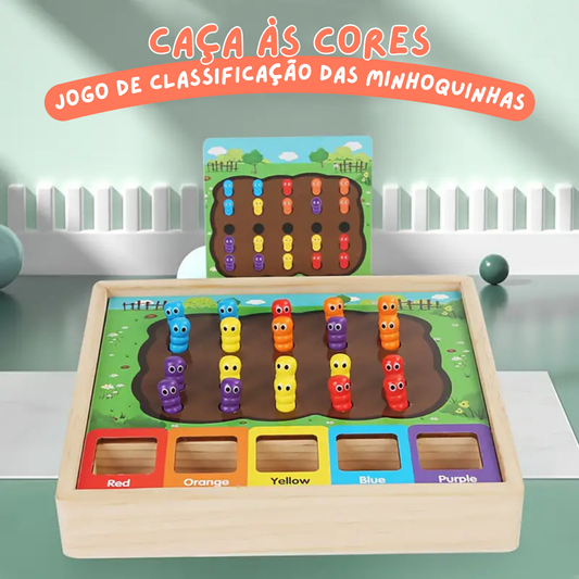 Caça às Cores - Jogo de Classificação das Minhoquinhas