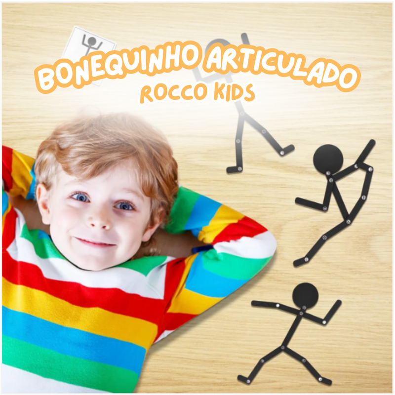 Bonequinho Articulado COMPRE 1 E GANHE + 1