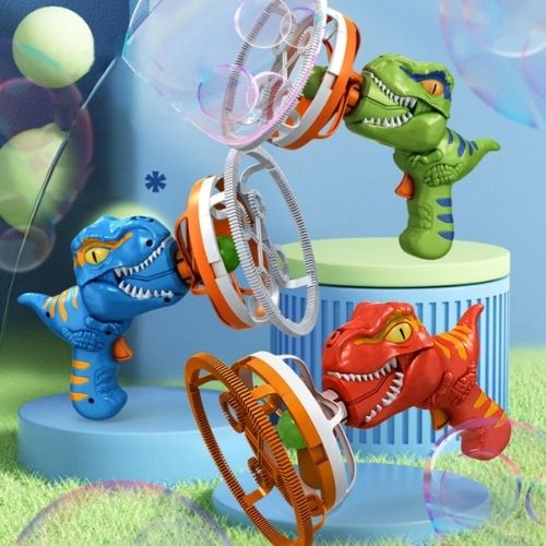 Dinossauro Bubble - Máquina de Bolinhas de Sabão