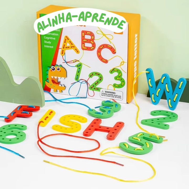 Alinha-Aprende – Letras e Números Educativos