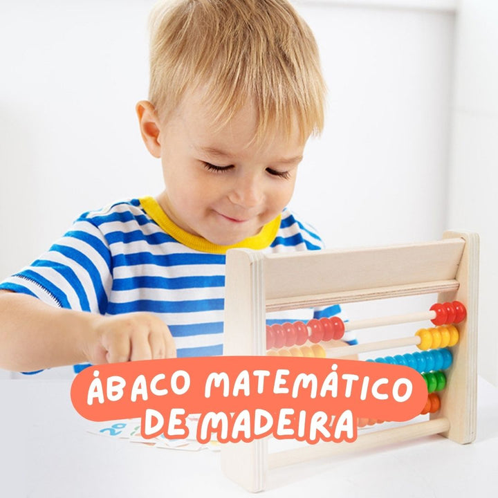 Ábaco Matemático de Madeira