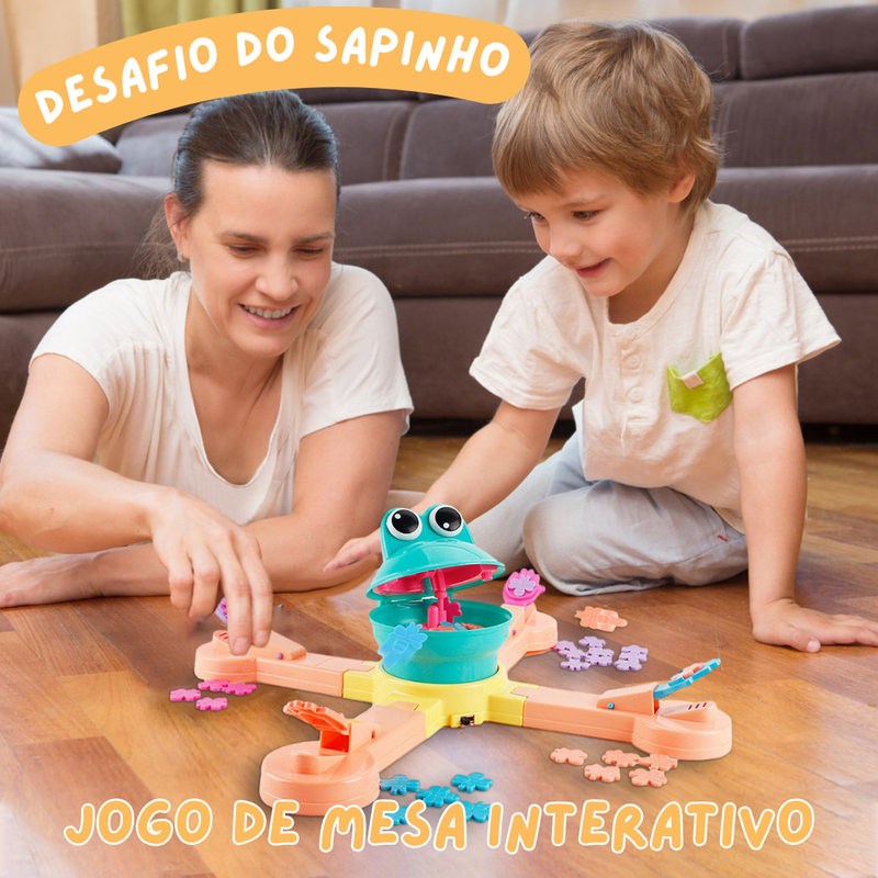 Desafio do Sapinho - Jogo de Mesa Interativo