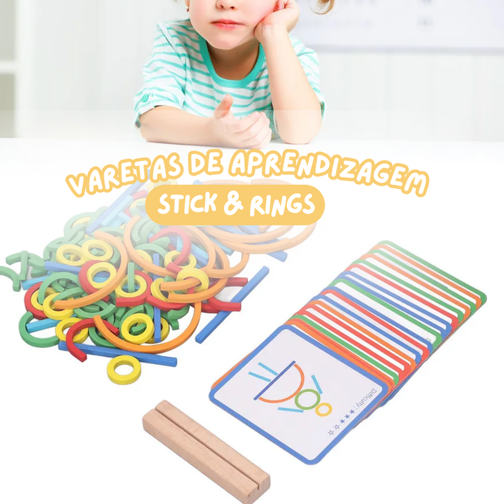 Varetas de Aprendizagem Stick & Rings