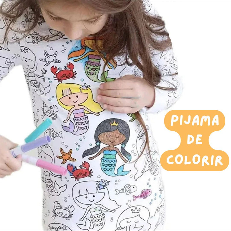 Pijama de Colorir