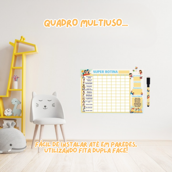 Quadro - Super Rotina e Recompensa