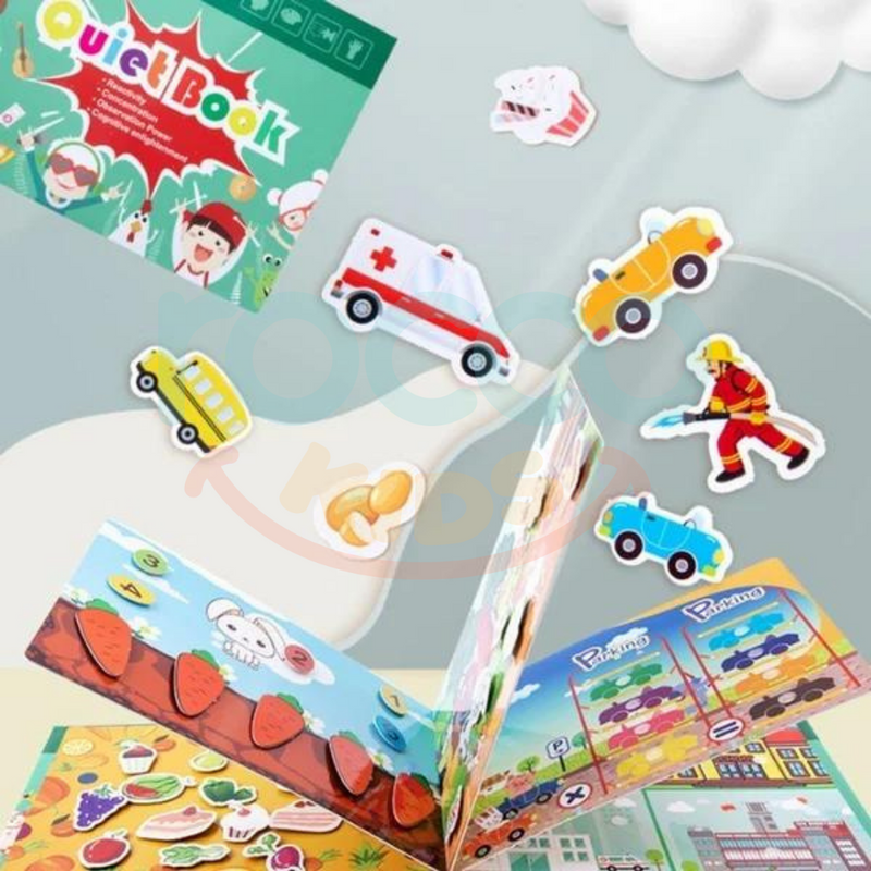 QUIET BOOK Montessori + Super Brinde