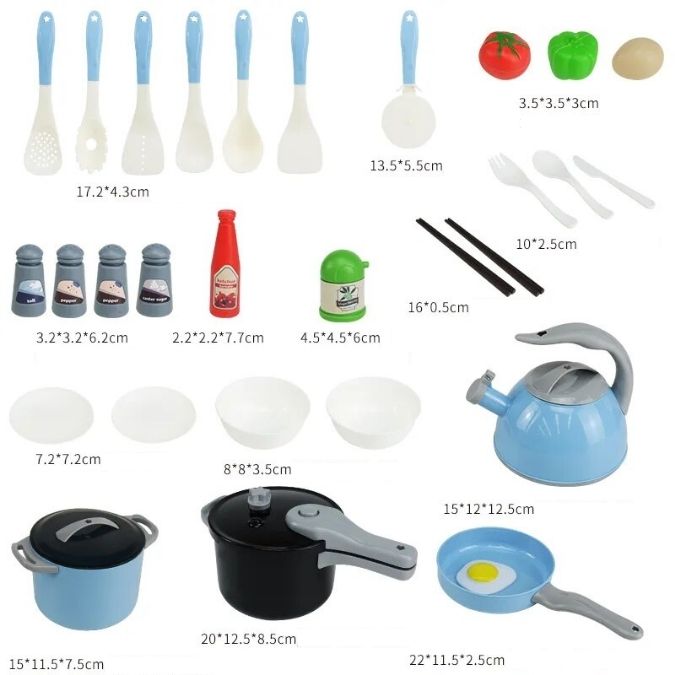 Kit 32 Peças de Cozinha Infantil