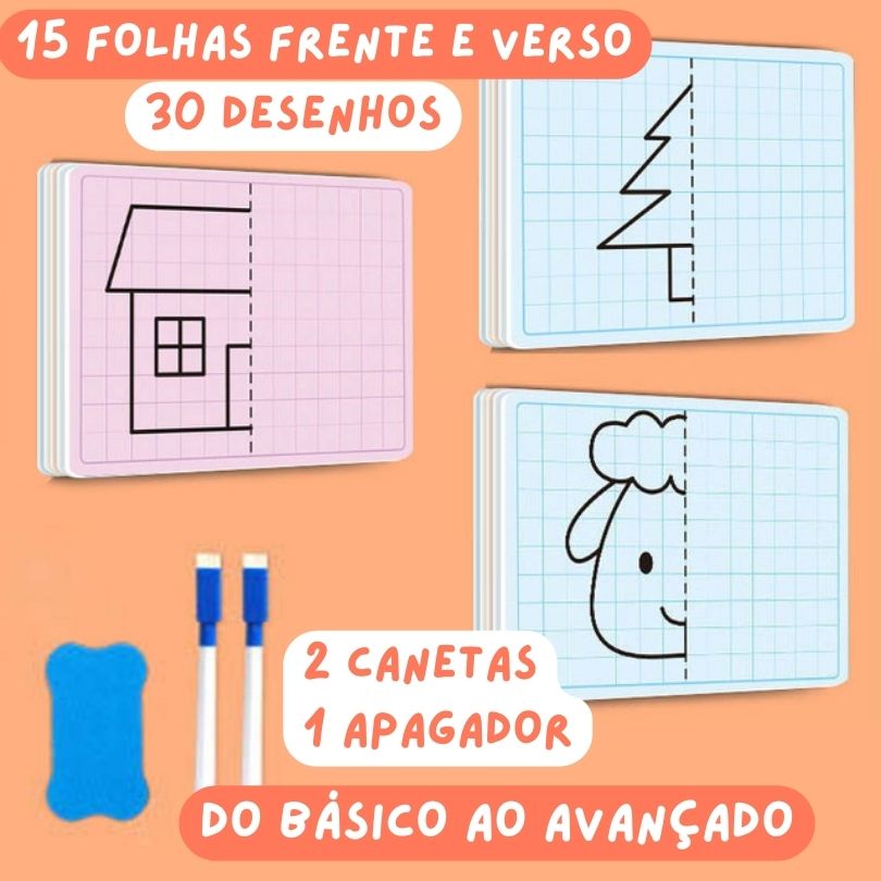 Cartões de Desenho Simétrico