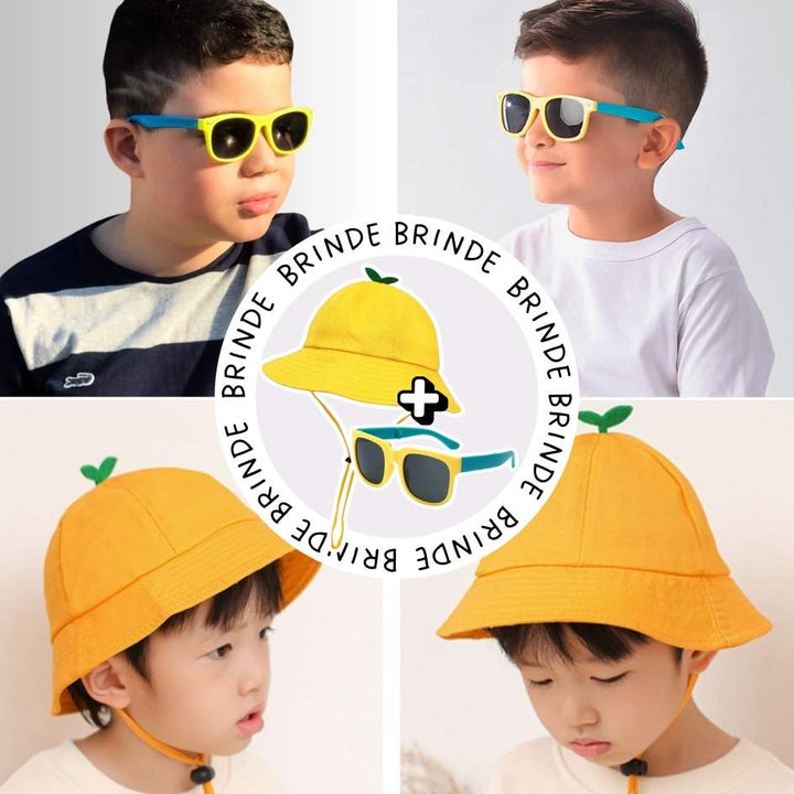 Kit Malinha de Praia + 2 Brindes (Chapéu e Óculos)