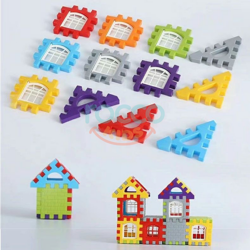 Kit Encaixe e Construa: 210pcs + MALETA de BRINDE