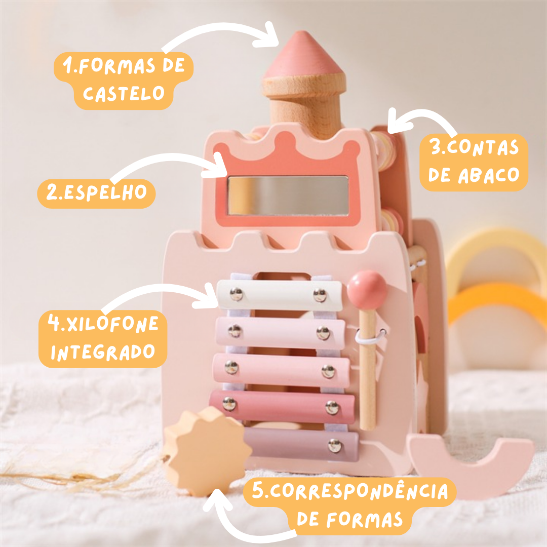 Castelo de Aprendizagem 5 em 1 Montessori Inspired