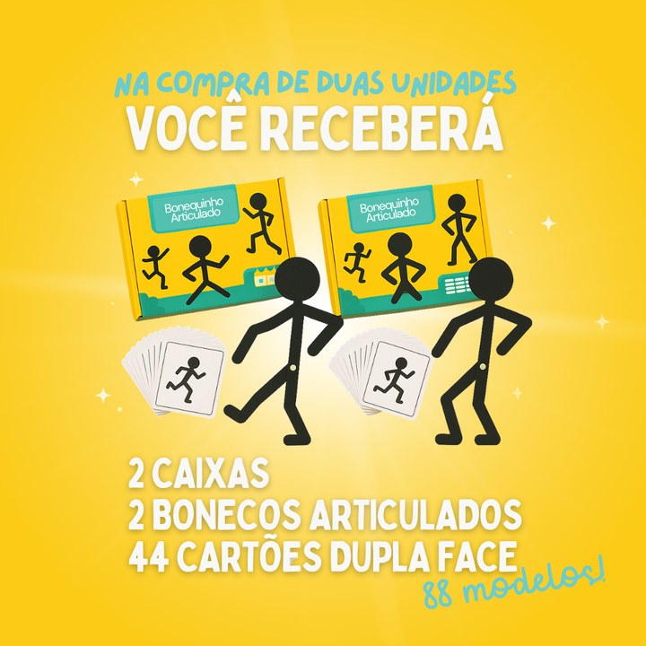 Bonequinho Articulado (2ª caixa com 50%OFF)