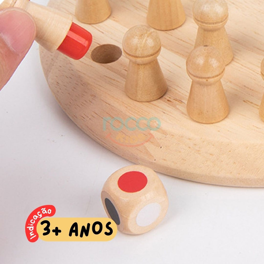 Madeira Xadrez Memória Jogo Board  Memória Jogo Xadrez Crianças-cor do jogo  de madeira-aliexpress