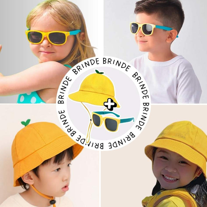 Kit Malinha de Praia + 2 Brindes (Chapéu e Óculos)