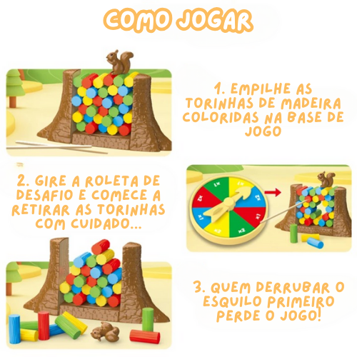 Torre do Esquilo - Desafio de Equilíbrio