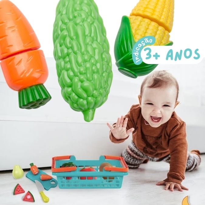 Kit Master Chefinho - Completo com 27 peças + Cestinha de brinde!