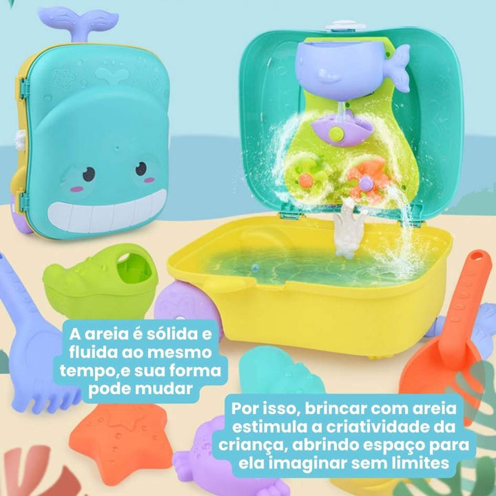 Kit Malinha de Praia + 2 Brindes (Chapéu e Óculos)