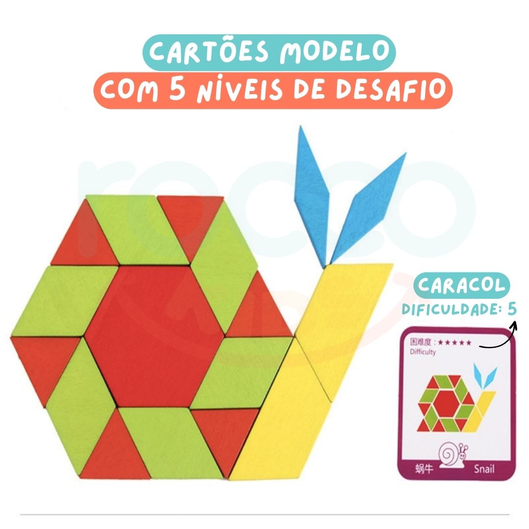 Tangram Educativo Geometrix®️