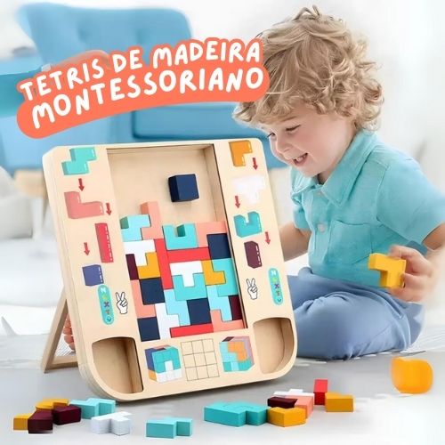 Tetris de Madeira Montessoriano