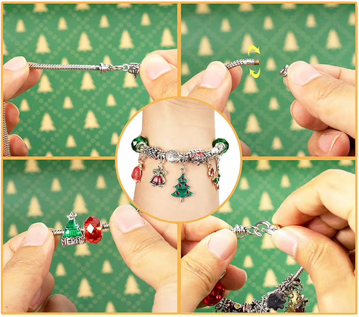 Calendário do Advento - Pulseira Natalina