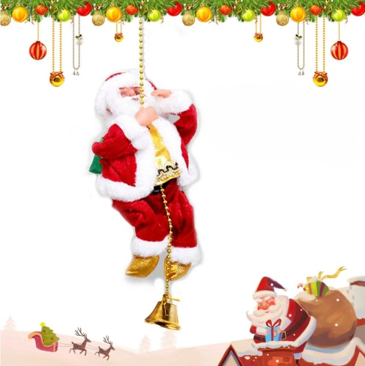 Papai Noel Escalador – Brinquedo de Natal Musical