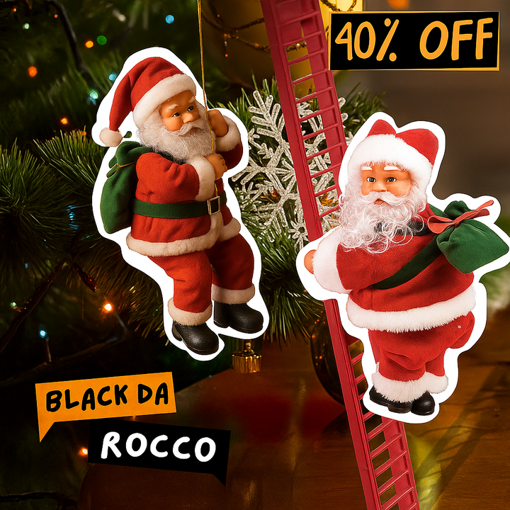 Papai Noel Escalador – Brinquedo de Natal Musical