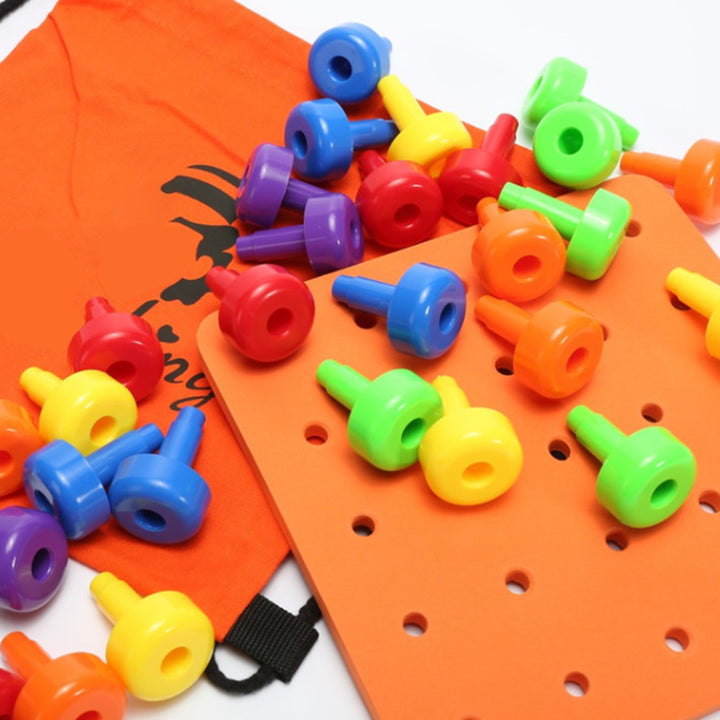 Pegboard Montessori Inspired
