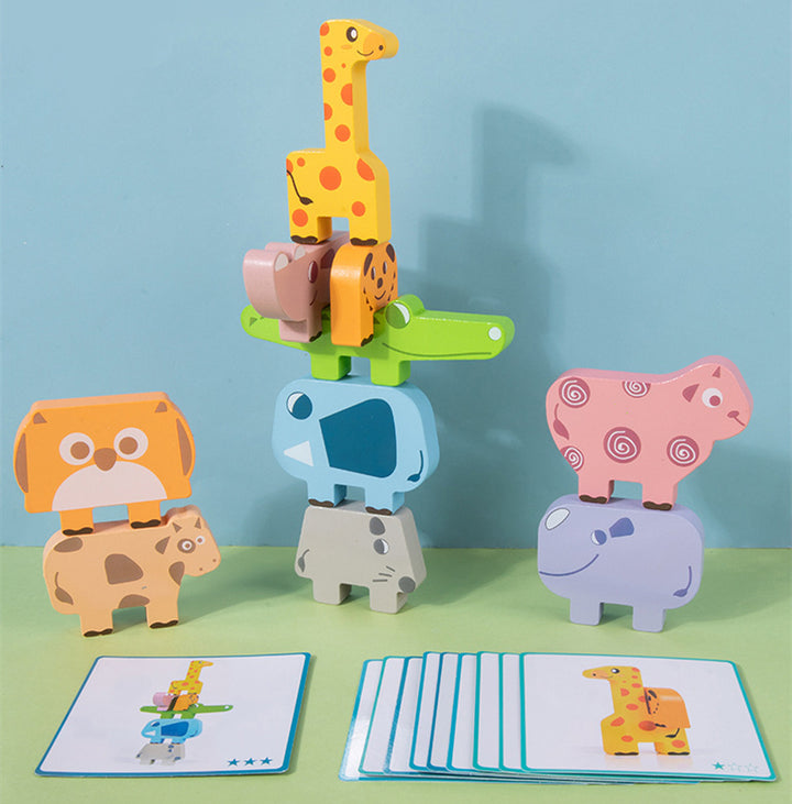 Empilha Bichos - Treinamento Motor Fino