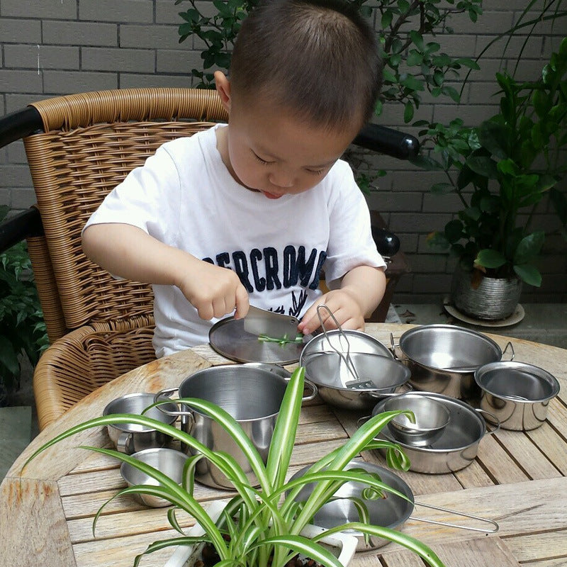 Kit cozinha infantil inox - 25 peças