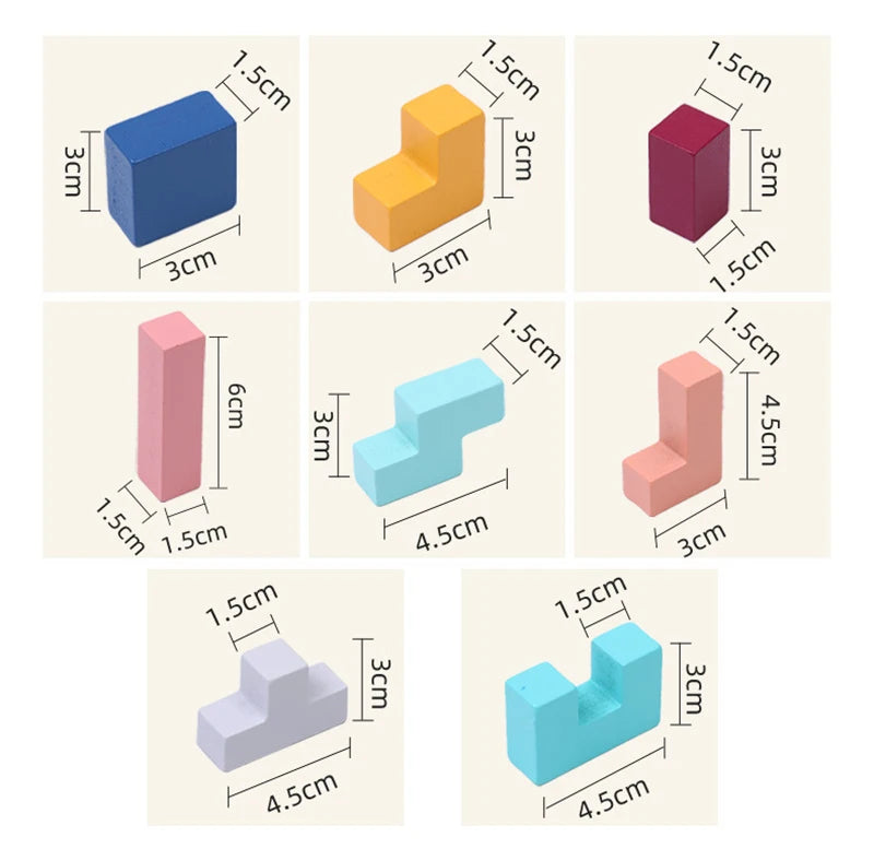 Tetris de Madeira