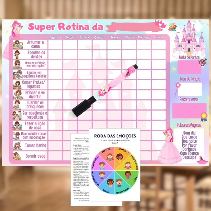 Quadro - Super Rotina e Recompensa