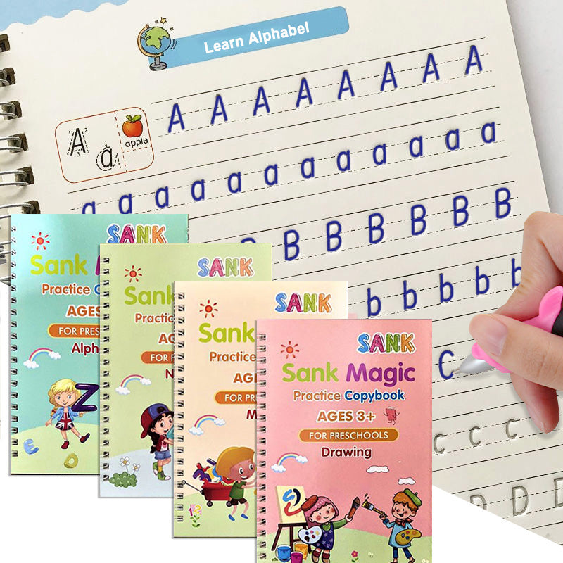 Caligrafia Divertida Rocco Kids - Kit com 4 Livros