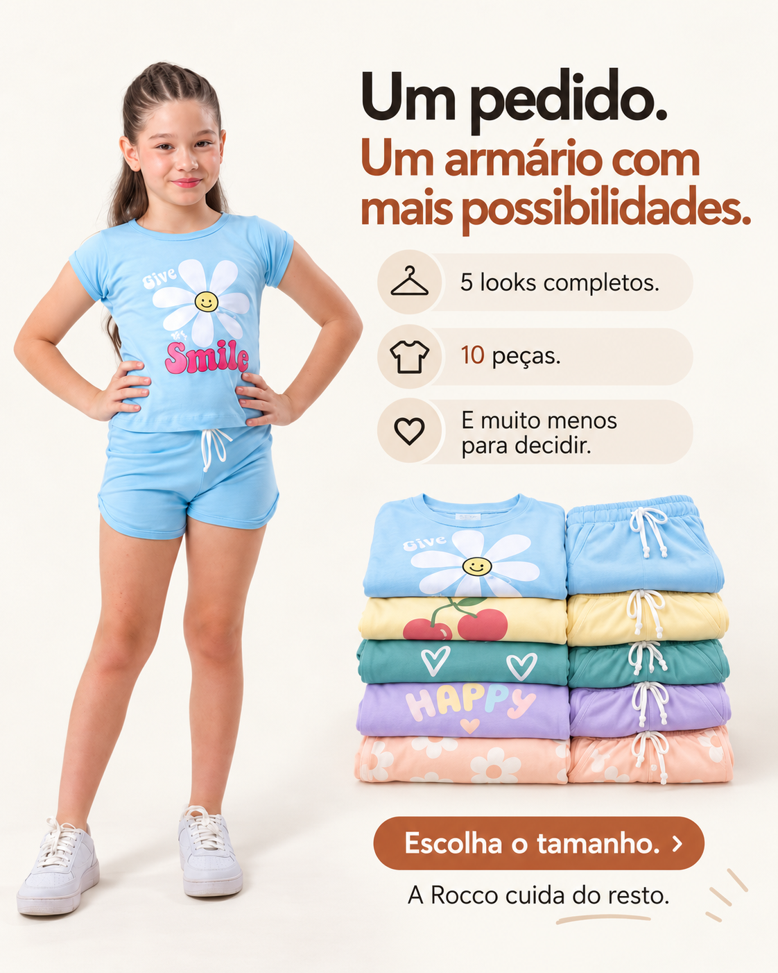 Kit Semana Rocco - um pedido, um armário com mais possibilidades