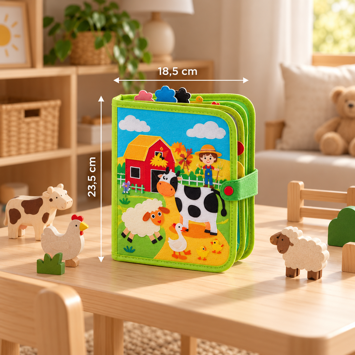 Livro Sensorial Fazenda Rocco Kids - imagem 1