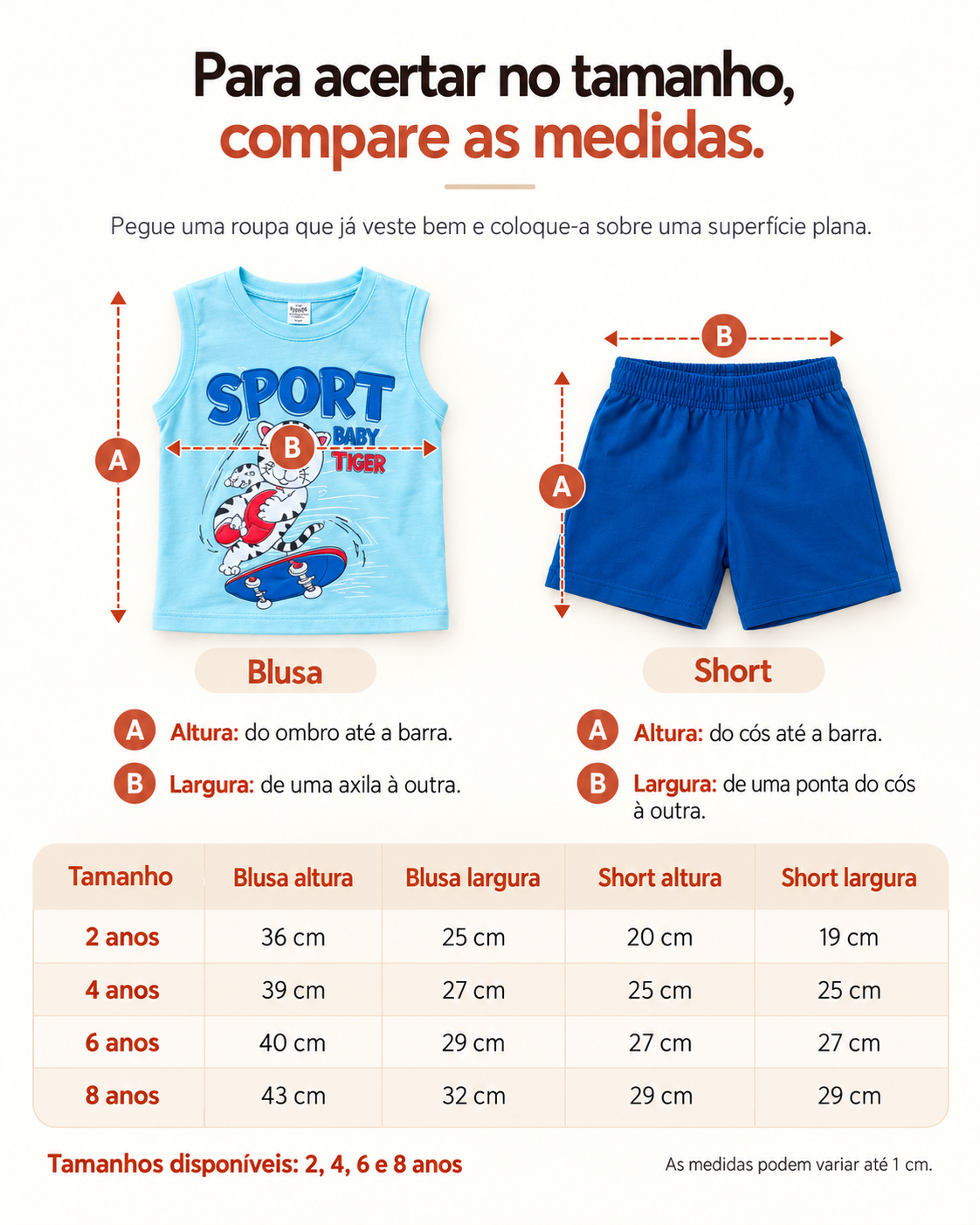Kit Semana Rocco Menino - um pedido, um armário com mais possibilidades