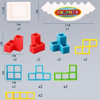 Tetris 3D - jogo de equilíbrio