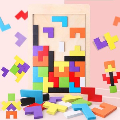 tetris hands de madeira