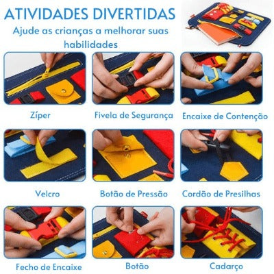 Maleta de aprendizagem montessori