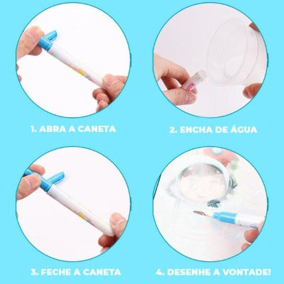 livro mágico de colorir acquacolor