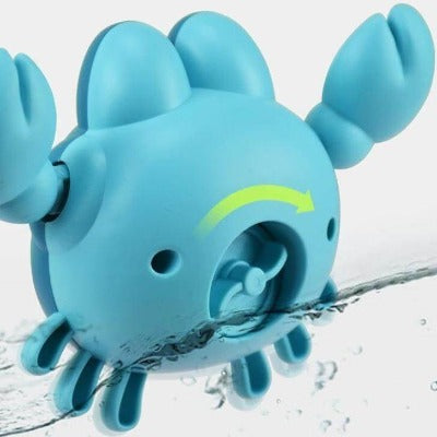 aquatoy rotativo: brinquedo de banho para bebês caranguejo