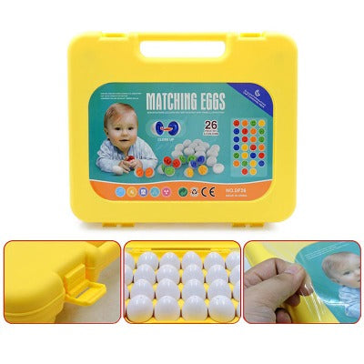 Ovos montessori - brinquedo sensorial 