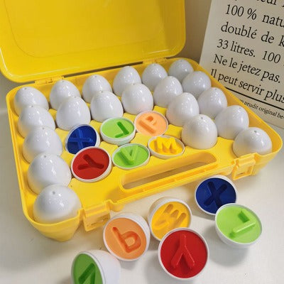 Ovos montessori - brinquedo sensorial 