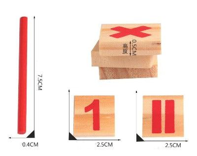 Varetas Matemáticas - Brinquedo Montessori