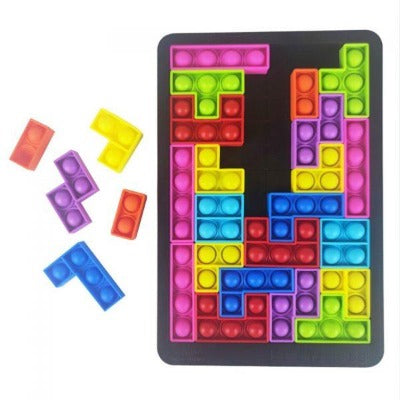 tetris: pop it sensorial