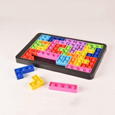 tetris: pop it sensorial