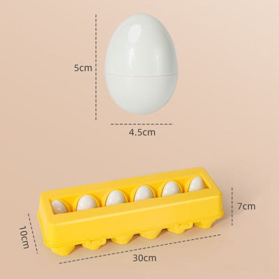 Ovos montessori - brinquedo sensorial 