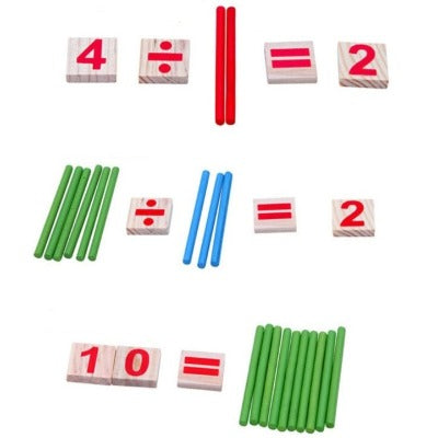 Varetas matemáticas - brinquedo montessori