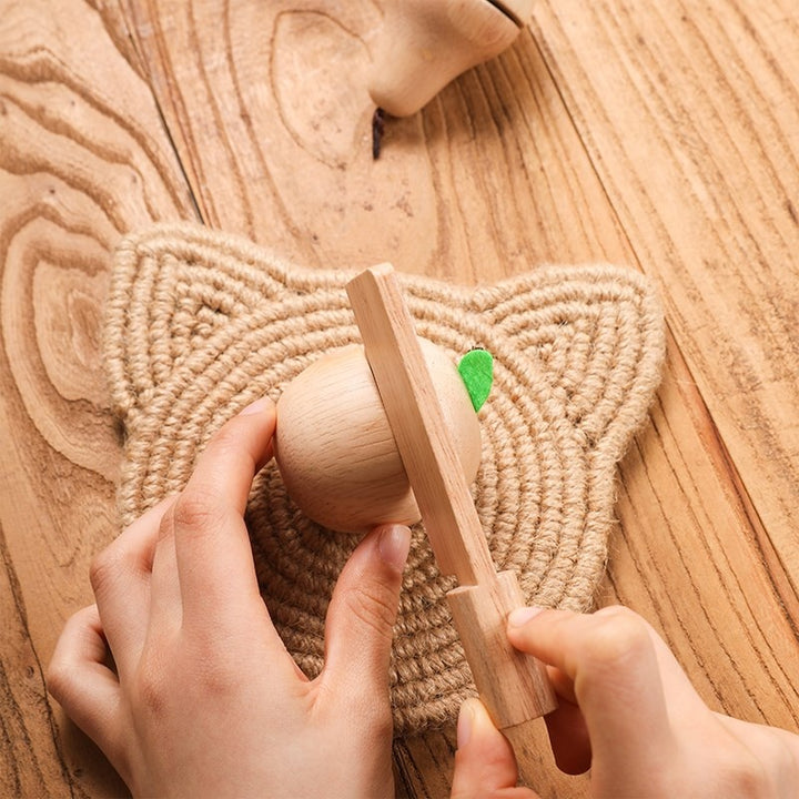 Kit Vegetais Montessori de Madeira - Natural Kitchen