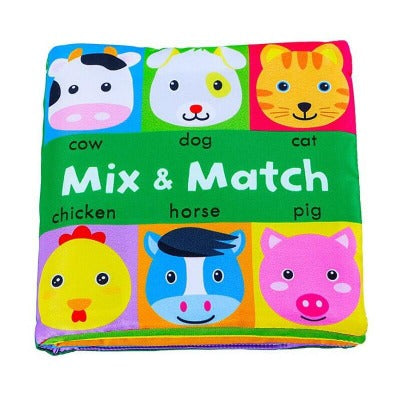 mix & match: livro de tecido para bebês